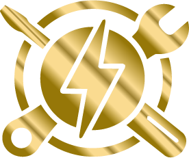 Gold symbol for MASTER ELECTRICIAN CERTIFIED