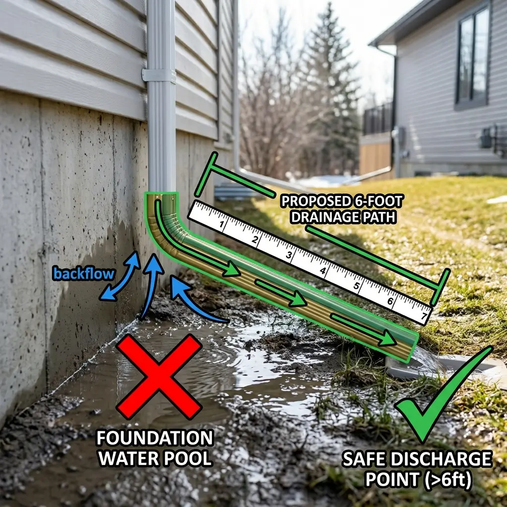 Proper Roof Drainage Path by Electrek