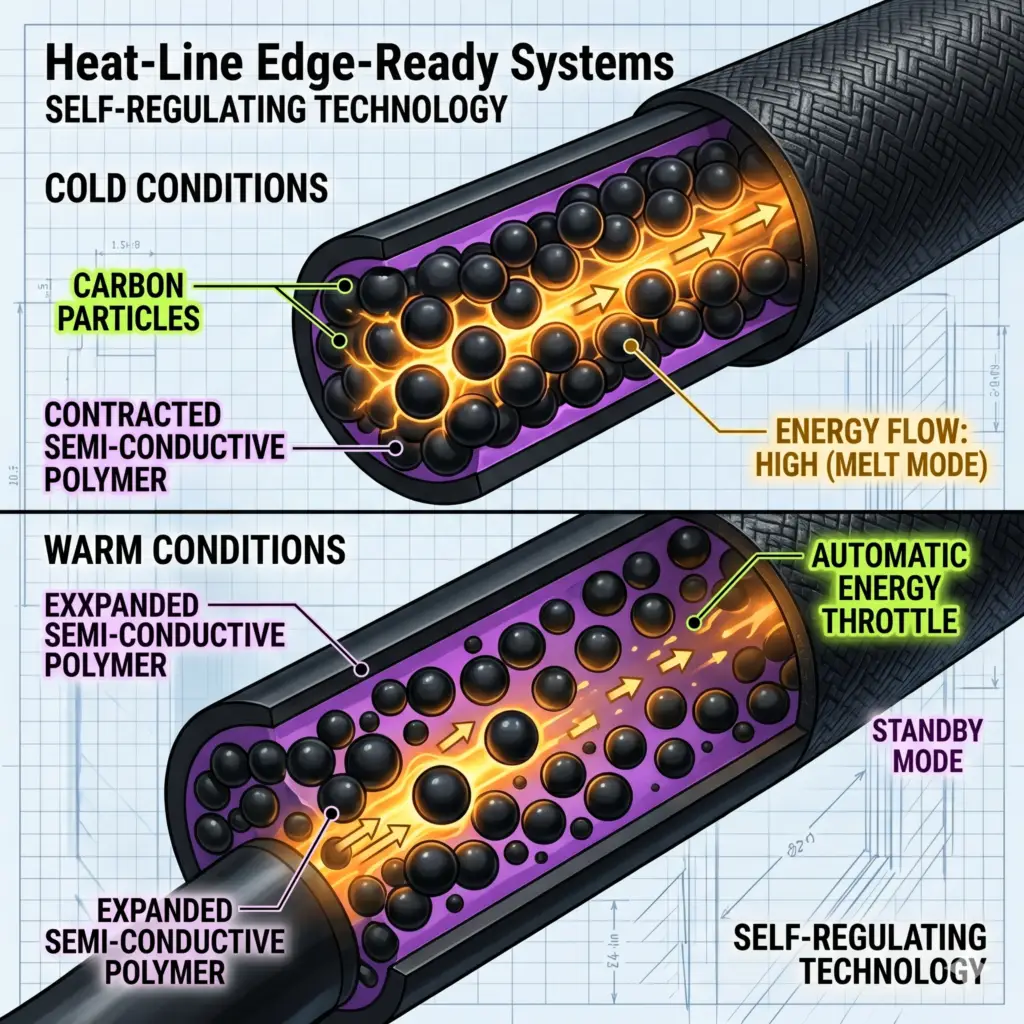 Smart Self-Regulating Roof De-Icing Technology